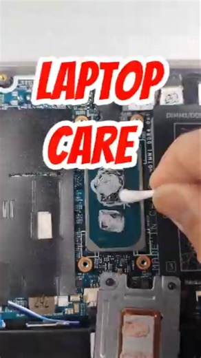 JUST A bit of Thermal Paste #shorts #thermalpaste #dell #hp #laptop #computer #dellcomputer #viral