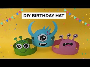 How to make your own birthday party hats (DIY Party Hat Tutorial )