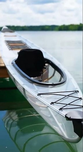 Building a see-through kayak you won't believe! #TransparentKayak #DIY