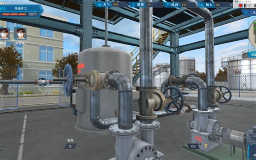 二氧化碳压缩机虚拟仿真软件，超真实模拟工艺流程
