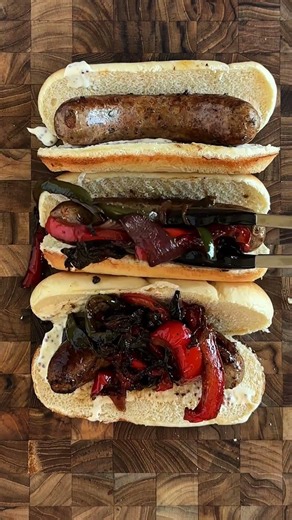 Sausage & Peppers Recipe Turano Bread