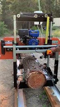 The First Cut with the Princess Auto Bozeman Band Sawmill #shorts