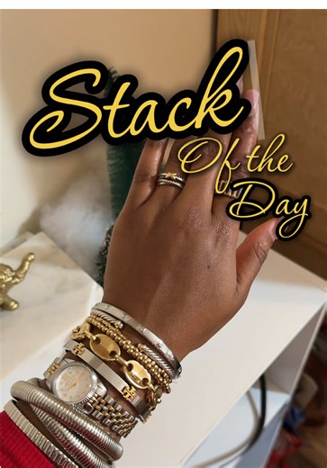 STACK OF THE DAY ⭐️⭐️@Michael Kors @Walmart @TORY BURCH @David Yurman #fyp #foryoupage #braceletstacking