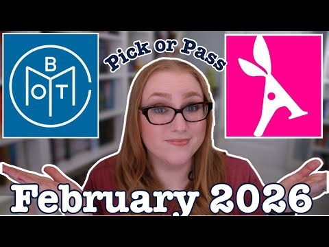 February 2026 Pick or Pass: Aardvark vs. Book of the Month Book Subscriptions