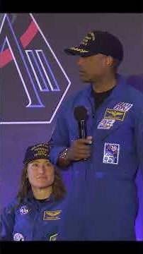 Astronaut Victor Glover gives post-mission remarks in Houston