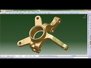 Knuckle | CATIA V5 3D modeling