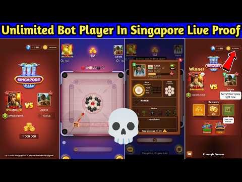 NonStop Bot Players In Singapore Table 😱 Unbelievable Trick Full Details Don't Miss 🔥
