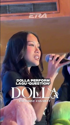 Special for iDOLLA who came to the Exclusive Meet & Greet, DOLLA performed the song Question 💚