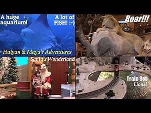 Hulyan & Maya's Adventures: Santa's Wonderland, Lionel Steam Engine Train Set, Toys, Etc...