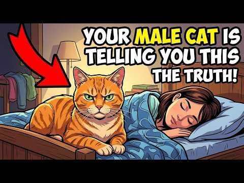 When Your Male Cat Sleeps Next To You This Is What He Is Telling You!