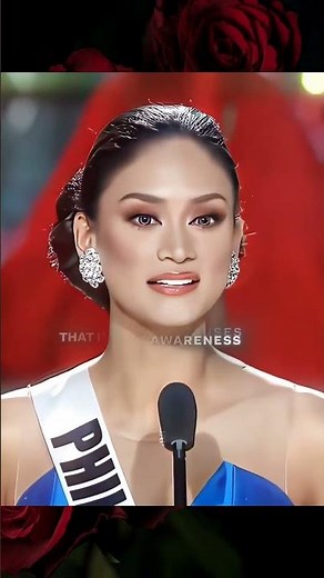 👑 Confidently Beautiful With A Heart | Pia Wurtzbach’s Legendary Miss Universe 2015 Final Answer 💙✨
