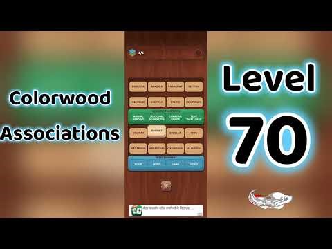 Colorwood Associations Level 70 Answers 🧩✨ | Go Answer