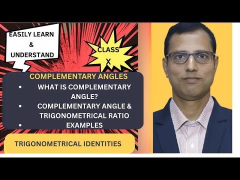 CBSE ICSE|Maths|Class 10|Trigonometry - COMPLEMENTARY ANGLES, UTILITY & EXAMPLES