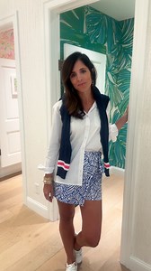 The Lilly Pulitzer Style Edit: Pair our newest prints with the perfect relaxed button down. Have other styling questions? Let us know in the comments below & shop the look at the link: https://bit.ly/3MUIcEf | Lilly Pulitzer