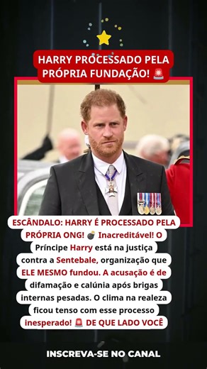 PROCESSO: A VERDADE QUE PRINCE HARRY ESCONDEU! 💣