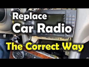 Car radio replacement on Mercedes CLK - Mercedes Clk (W208)