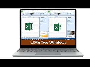 How To Stop MS Excel Opening Two Windows
