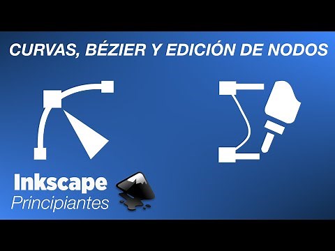 Dibujar Curvas Bézier, líneas Rectas y Edición de Nodos en Inkscape