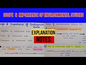 definition scope and importance of environmental studies