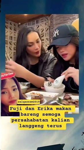 Fuji dan Erika makan bareng #fuji #erika #shorts