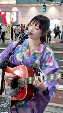 唄：Jupiter - 平原綾香（Cover）#Jupiter #平原綾香 #花火大会 #弾き語り #路上ライブ #浴衣
