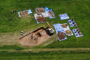 Site of 1944 bomber crash being dug up in effort to bring US air crew home