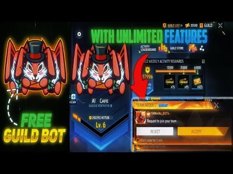 Free Fire VIP Guild BOT😳💥 | Unlimited Features Unlocked | Free and Safe