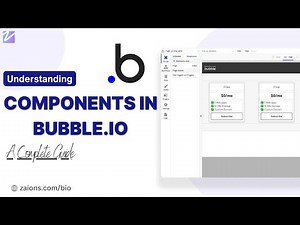 Understanding Components in Bubble.io: A Complete Guide | Urdu/Hindi | Zaions