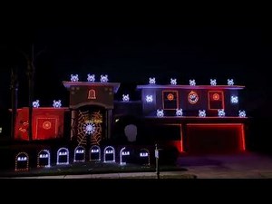 Thunderstruck Halloween Light Show 2025 | AC/DC | Lights on Whispering Meadows
