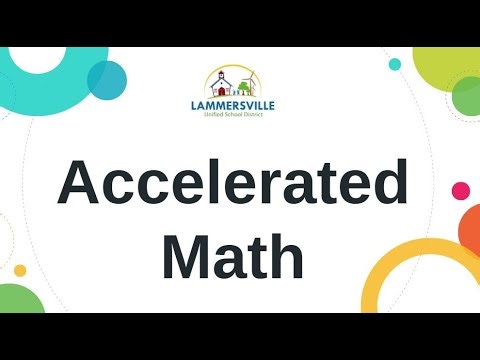 LUSD Accelerated Math Parent Presentation