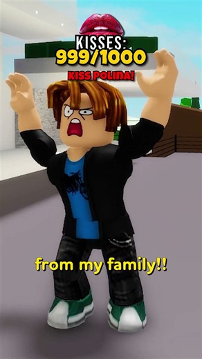 WHEN YOU KISS AN UGLY GIRL IN ROBLOX... 💀💋 #️⃣🟢#shorts