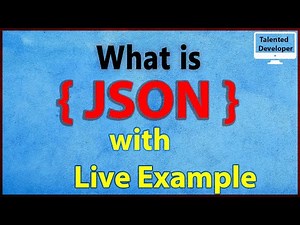 What is JSON? JSON live example