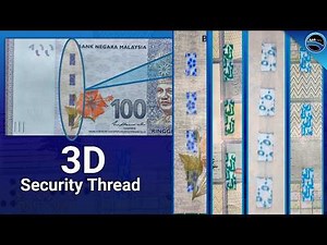 3D Security Threads on Banknotes