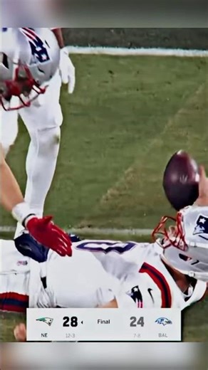 Drake Maye just ENDED the Ravens season😭😈#shorts