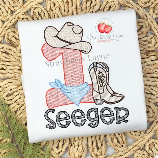 My First Rodeo Embroidery Design – Cowboy Boots Sketch – Rodeo Theme – Machine Embroidery Download - Etsy