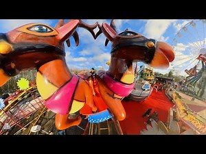 Winter Wonderland - Family Caterpillar Rollercoaster / The Santa Express Ride - Onride