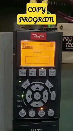 VLT FC301 Copy program | VLT devices program copy to LCP keypad
