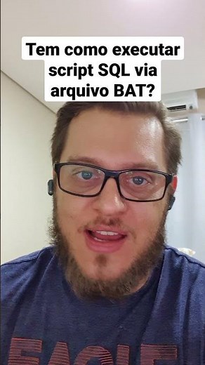 Tem como executar script SQL via arquivo BAT? #shorts