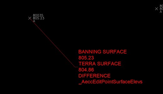Displaying difference for elevation between two surfaces in label. Expression?