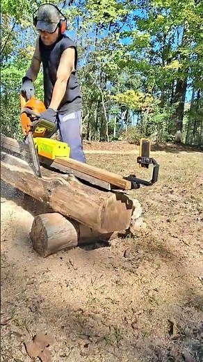 HomeBuilt Chainsaw Mill Making A Walnut Beam Highlights