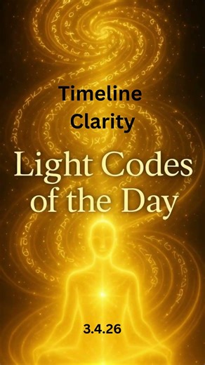 Light Codes of the Day | April 3 Energy Update – Timeline Clarity #lightlanguagecodes #timelines