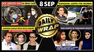 233K views · 2.1K reactions | Rhea Chakraborty Arrrested by NCB for Drg case, Shiv Sena Files complaints against Actress Kangana Ranaut under sedition charges, Maharashtra government orders Drug probe for Kangana Ranaut after she lands in Mumbai. These are amongst the Top 10 News In Bollywood Now's Daily Wrap. | Bollywood Now | Facebook