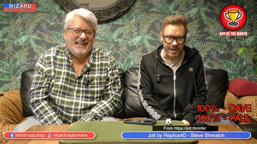 The Wizard Magic Review David Penn and Paul Longhurst discuss their latest products on The Wizard Magic Review. To submit review copies please email info@worldmagicshop.com This week’s reviews: Jolt by Replica4D - Steve Sheraton From https://jolt.fm/info/ Mesika Ring Flight by Yigal Mesika From your favourite Murphy's Magic Dealer The Snowtable by Thomas Moore & Kevin James Available from: https://weaddwow.com Phonewords Pro by Moustapha Berjaoui Available from www.illusionary.co The Missing Pie
