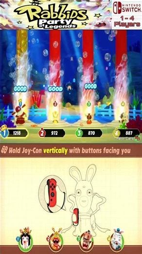 Pulling The Gold Pillar - Rabbids Party of Legends minigames - mainin game