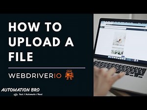 WebdriverIO Upload File Example