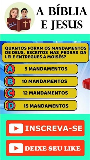 QUIZ BÍBLICO - A BÍBLIA E JESUS
