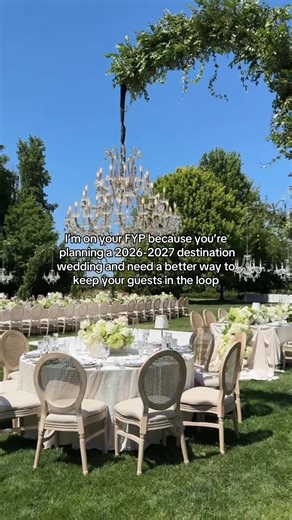 I’m on your FYP because you’re planning a 2026–2027 wedding and you want your guest list organized & your communication effortless 💍✨ #weddingplanning #weddingguest #weddingplanningtips #2026bride #2027bride