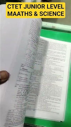 CTET Junior Level Maths & Science Solved Papers 2021-2026 | Class 6-8 CTET Previous Year Papers |