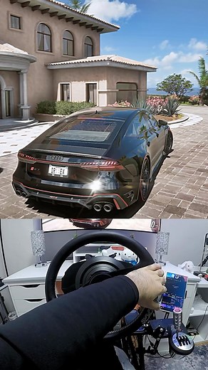 Insane Driver | RS7 🥶 #gaming #fh5 #forzahorizon5 #audi #cars #gameplay #exoticcars #steeringwheel | Instagram