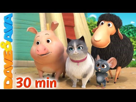 😍 Farm Animals Song and More Baby Songs | Kids Songs & Nursery Rhymes by Dave and Ava 😍